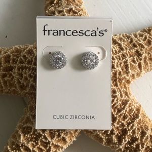 Cubic Zirconia Stud Earrings